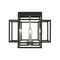 Z-Lite Titania 4 Light Flush Mount, Black 454F-BK-BN - alternate 3